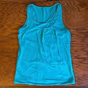 PrAna Mika Double layer Tank top Teal XS